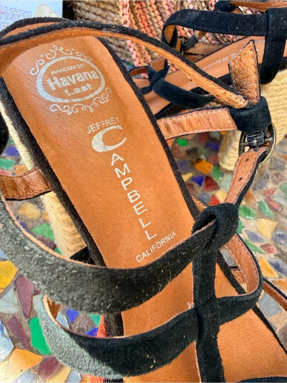 New JCambells collabs  Suede ropes SEXY Strappy Platforms  Espadrille 7